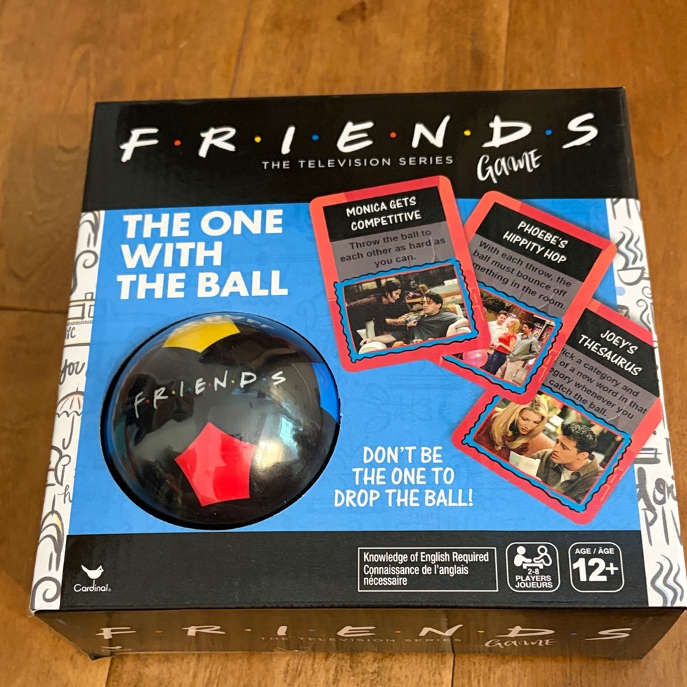 FRIENDS The One With The Ball Party Game - Black, Red, Yellow